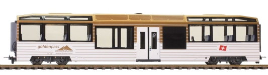 BEMO 3699346 - H0 - Niederflurwagen Bs 236 goldenpass Regio, MOB,Ep. VI